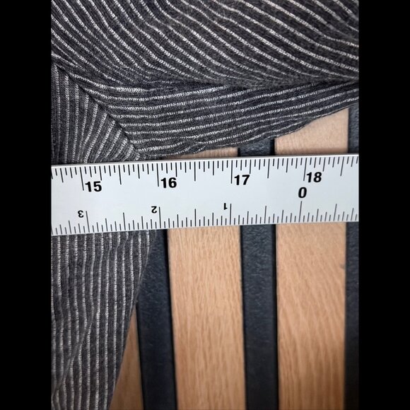 Free People Biker Jacket Medium Gray Black Motorcycle Hooded Belted Railroad - Picture 3 of 7